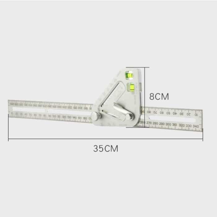 Multifunktionales Holzbearbeitungs-Dreieckslineal-Messwerkzeug – Bild 7