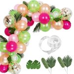 Flamingo Schildkröte Blatt Dekoration Ballon Set Latex Ballon Party Dekoration Set