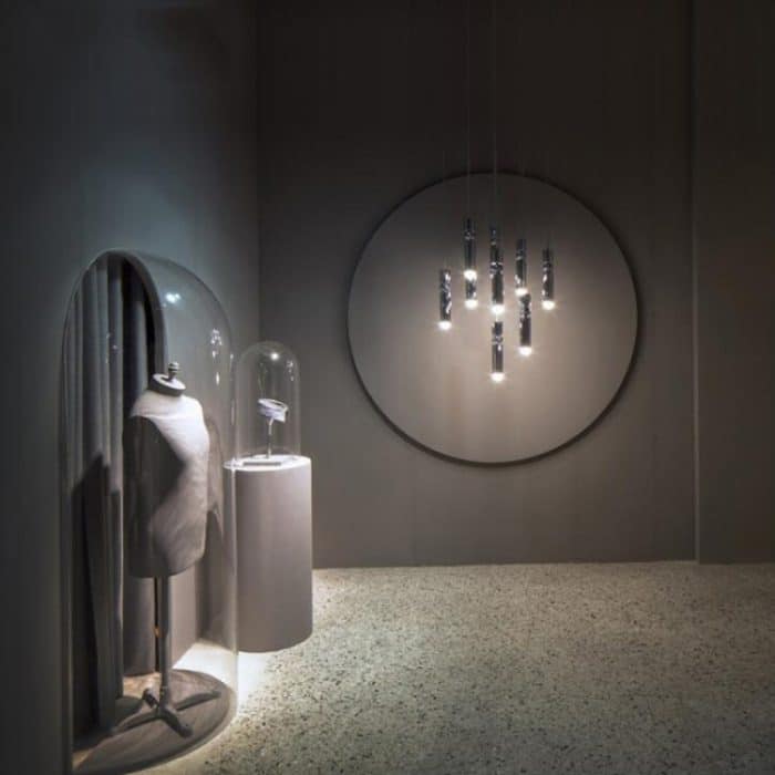 Bartheke, modernes Restaurant, Schlafzimmer, Nachttisch, kreative Persönlichkeit, einfacher kleiner Kronleuchter, Single Head Black, Single Head Brass, Single Head Silver, Three-head Combination Black, Three-head Combination Brass... – Bild 6