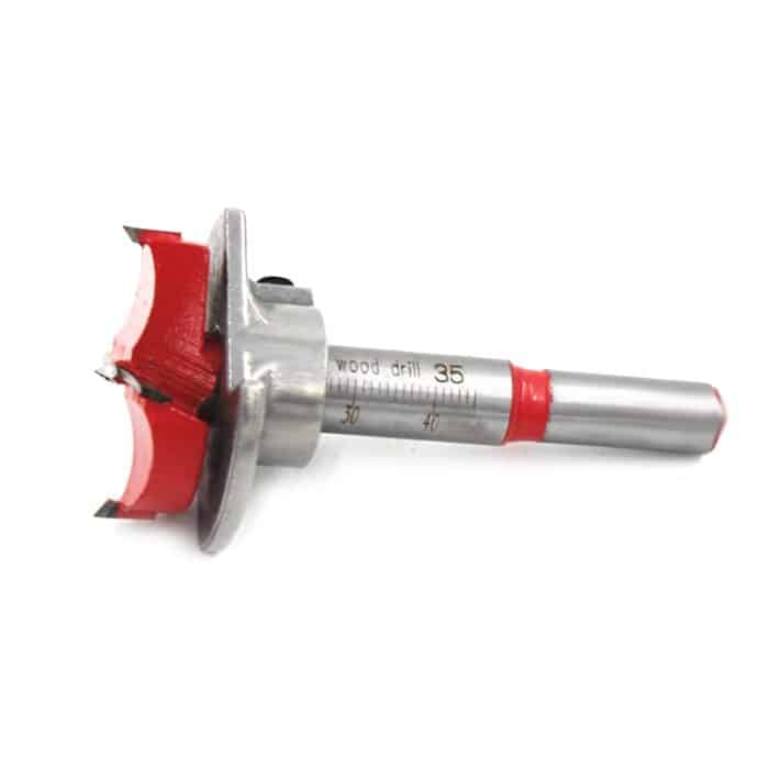 35mm Holzbearbeitungsbohrer Flachflügelbohrscharnier Spezialreibahle – Bild 5