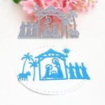 Haus Schneidemesser Die Schneidebuch Album Grußkarte Metall Prägeform