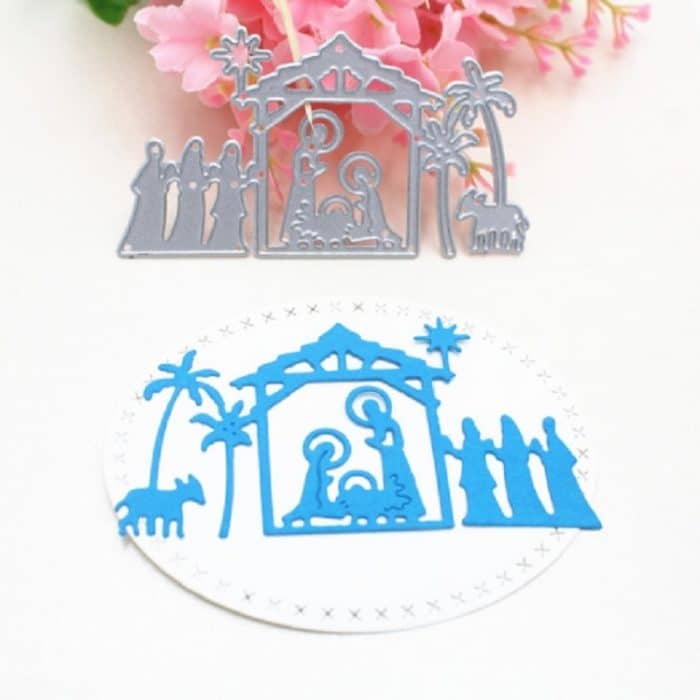 Haus Schneidemesser Die Schneidebuch Album Grußkarte Metall Prägeform – Bild 1