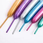 2 Packungen dicke 260 Metallstreifen, magische Ballons, Vorbereitung, Styling, Urlaub, Party-Dekoration – Bild 3