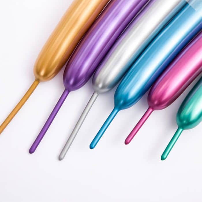 2 Packungen dicke 260 Metallstreifen, magische Ballons, Vorbereitung, Styling, Urlaub, Party-Dekoration – Bild 3