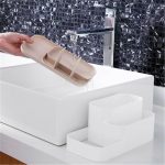 K204 Kreative Kunststoff-Aufbewahrungsbox mit abnehmbarem Gitter und Kosmetik-Desktop-Rack – Bild 6