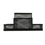 Schreibtischhalter Organizer Metall Mesh Style Bleistifthalter Aufbewahrungsbox Home Storage Organisation, Größe: 15.5x10.2x10cm – Bild 4