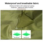 Verstellbare wasserdichte, staubdichte Rucksack-Regenhülle, tragbare, ultraleichte Schutzhülle, 35L, 45L, 55-60L, 70L, 80L – Bild 5
