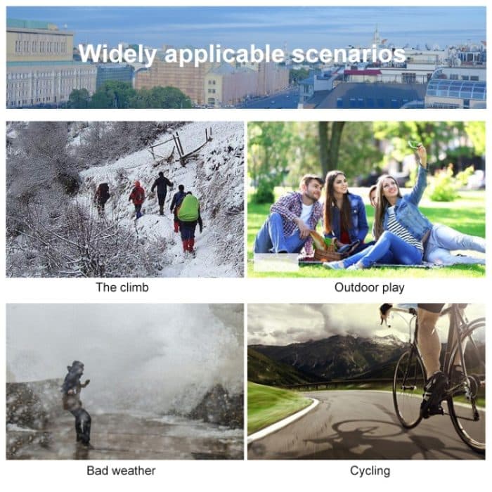 Verstellbare wasserdichte, staubdichte Rucksack-Regenhülle, tragbare, ultraleichte Schutzhülle, 35L, 45L, 55-60L, 70L, 80L – Bild 10