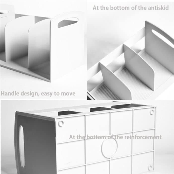 Einfaches Bücherregal aus Eisen für Studenten, Schreibtisch, Bücherregal – Bild 3