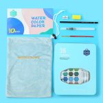 36-in-1 feste Aquarellfarbe, tragbare Blechdose, Anfänger-Handbemalungs-Malwerkzeug-Set – Bild 3