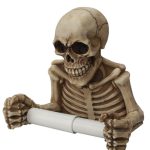 Retro-Wandbehang, Totenkopf-Gewebe, kreatives Harz, Wohnzimmer, Schlafzimmer, Papierrolle – Bild 4