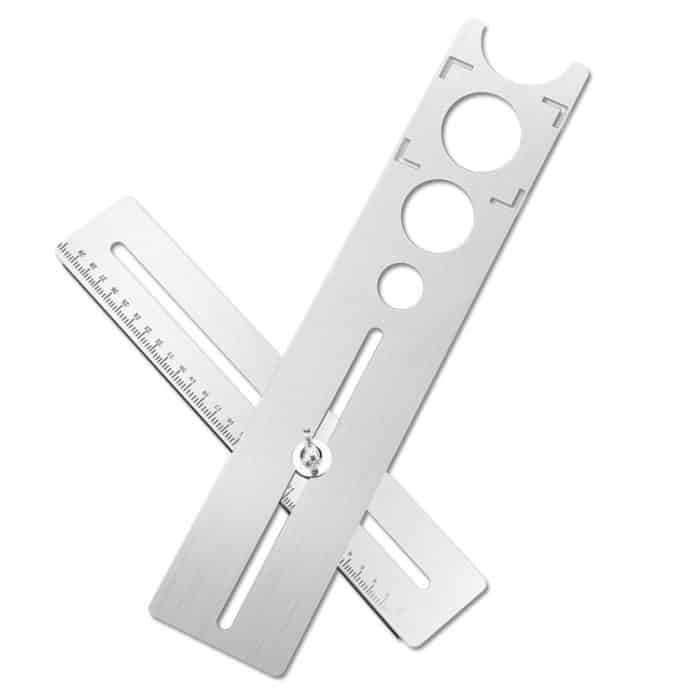 TBD04241834.jpg Fliesen-Universal-Lochpositionierer Multifunktionale Marmorperforationsmessung Einstellbare Wandfliesen-Messvorrichtung – Bild 1