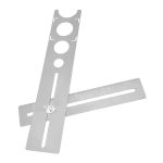 Fliesen-Universal-Lochpositionierer Multifunktionale Marmorperforationsmessung Einstellbare Wandfliesen-Messvorrichtung – Bild 2