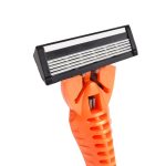 3 Stück fünfschichtiger Einweg-Schneidkopf aus Edelstahl, manueller Einwegrasierer – Bild 3