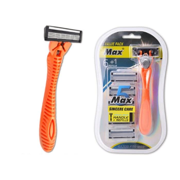 3 Stück fünfschichtiger Einweg-Schneidkopf aus Edelstahl, manueller Einwegrasierer – Bild 6