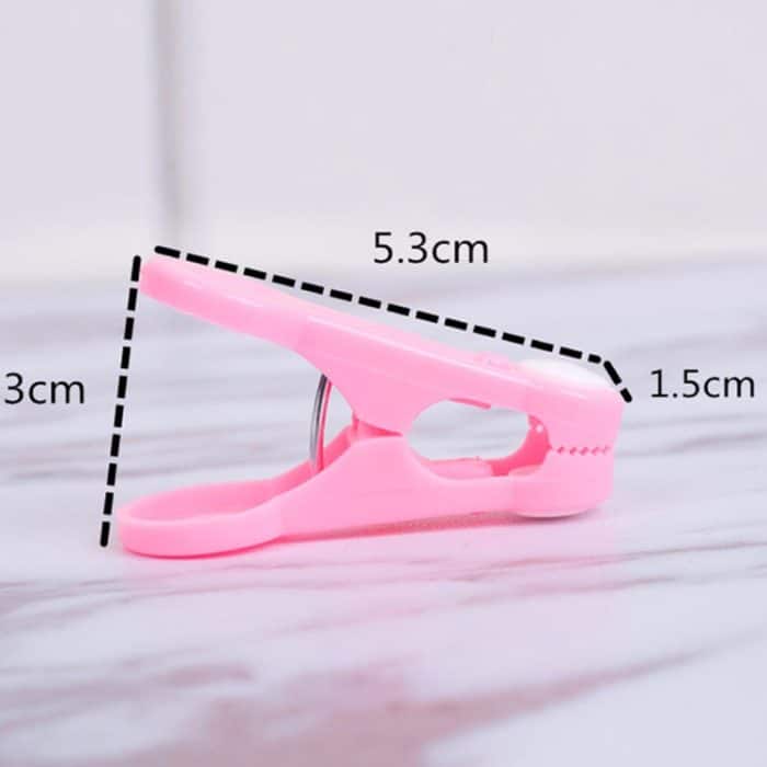 12 PCS Mixed-Color Haushalt Multifunktionale Kunststoff-Sockenclip Kleidung Unterwäsche Trocknungsclip – Bild 4