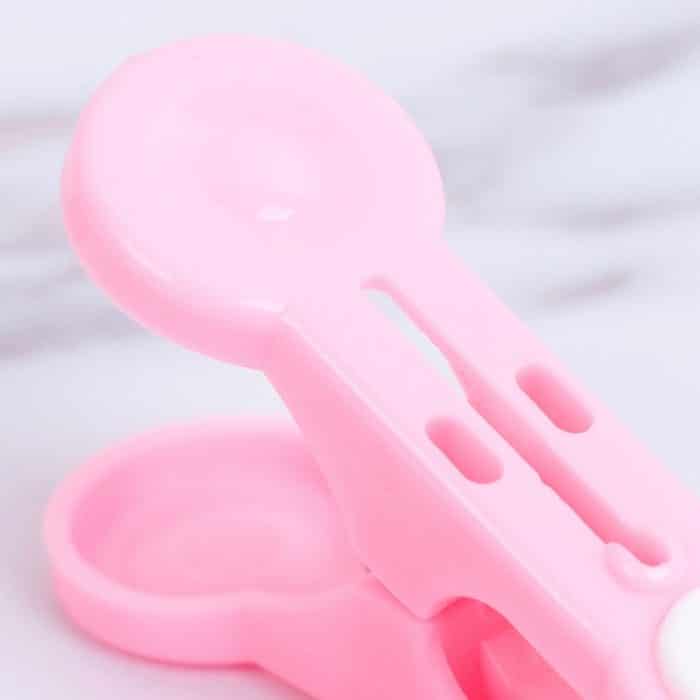 12 PCS Mixed-Color Haushalt Multifunktionale Kunststoff-Sockenclip Kleidung Unterwäsche Trocknungsclip – Bild 5