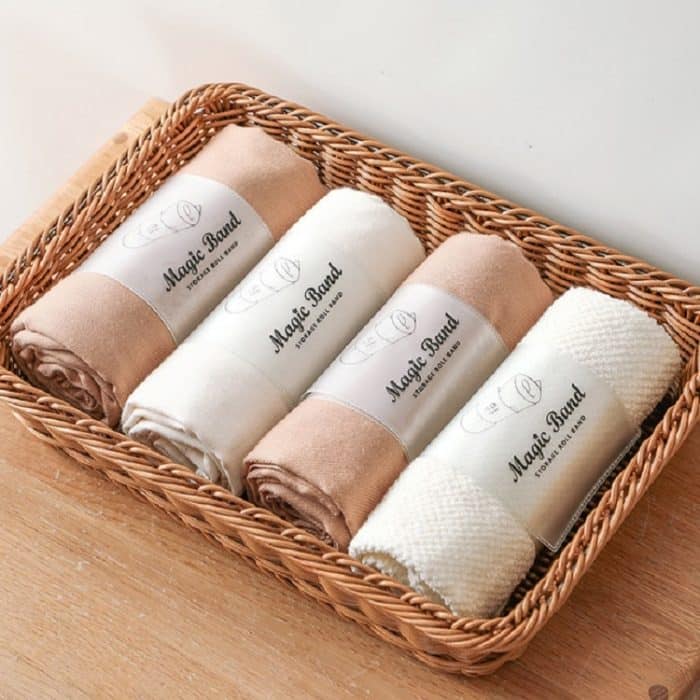 10 PCS Kleidung Magic Band Roll Strap Selbstklebende Umreifung Gürtel Kleidung Finishing Lagerung Gürtel, Small, Medium, Large – Bild 6