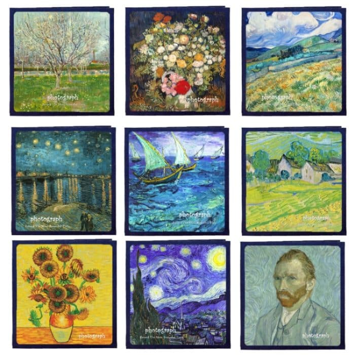 Retro Art DIY handgemachtes Fotoalbum selbstklebendes Filmalbum, Stil:, 16 inch Blossom, 16 inch Bouquet, 16 inch Landscape, 16 inch Starry Night, 16 inch Ride The Wind And Waves, 16 inch Back To Nature, 16 inch Sunflower, 16 inch Starry Sky... – Bild 2