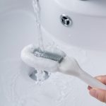 3 Stück weiche Haarbürste mit langem Griff, Reinigungsbürste für den Haushalt, Schuhwaschbürste, Blue, Gray – Bild 10