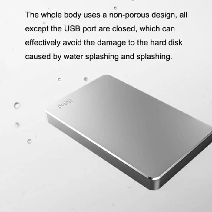 Netac K330 Hochgeschwindigkeits-2,5-Zoll-Fingerabdruck-verschlüsselte mobile Festplatte, Kapazität:, 1TB, 2TB – Bild 3