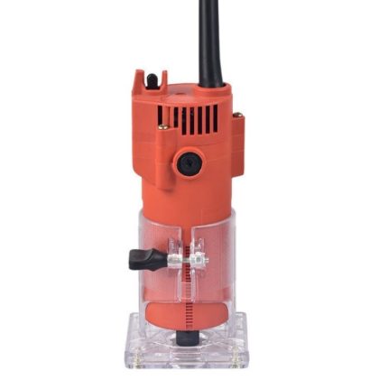 Holzbearbeitung Trimmen Maschine Multifunktionale Elektrische Holz Fräsen Schlitzen Maschine Gravur Werkzeuge EU Stecker, 600W Plastic Body, 720W Aluminum Body