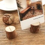 10 stücke log stumpf note halter foto clip kreative home diy dekorative ornamente schießen requisiten – Bild 5