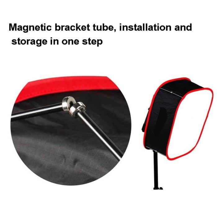 Universal-Portabl-kollapsible LED-Video-Licht-Softbox-Diffusor für Yongnuo-Godox-fotografische Beleuchtung – Bild 5