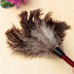 Feather Duster Brush Holzgriff Antistatischer Haushaltsauto-Staubabscheider – Bild 5