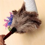 Feather Duster Brush Holzgriff Antistatischer Haushaltsauto-Staubabscheider – Bild 6