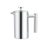 Französische Druck-Kaffeekanne aus Edelstahl 304, handgefertigte Teekanne, 350ml, 800ml, 1000ml – Bild 2