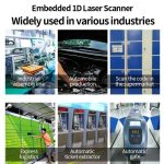 EVAWGIB DL-X720 Rotlicht-1D-Barcode-Scan-Erkennungs-Engine, 1D Red Light USB Interface, 1D Red Light RS232 Interface, 1D Red Light TTL Interface – Bild 7