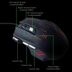 MOS7 7 Tasten One-Click Combo Benutzerdefinierte Tastaturkürzel Spielmäuse, Kabellänge: 2 m – Bild 4