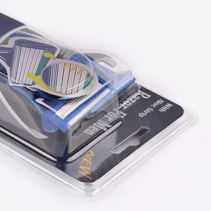 1 Set Fünfschichtiger Edelstahl-Männer-Einweg-Handrasierer-Induktions-Rotationsschneiderkopf – Bild 3