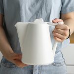 Persönlichkeit Kreatives Keramik Retro Teeservice, Terracotta water set, White porcelain water set – Bild 4