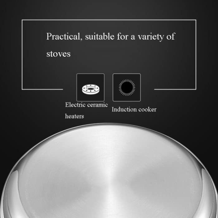 KAMJOVE Elektromagnetischer Teekocher, Kochkessel, Wasserkocher mit flachem Boden, 304 Edelstahl (Zubehör, nicht komplettes Set), Accessories 07A Pot (0.7L), Accessories 10A Pot (1.0L), Accessories M120 Pot (0.8L), Accessories A20L Pot (0.9L)... – Bild 3