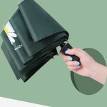 GD Daisy Vinyl Sunny And Rain Umbrella Anti-UV Shade Sunscreen Three Folding Umbrella – Bild 3