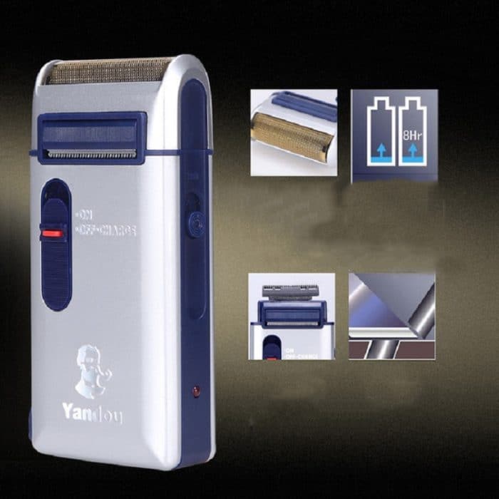 Yandou SC-W301U Rasierer Männer elektrischer wiederaufladbarer Rasierer mit Tempelschneider CN-Stecker – Bild 3