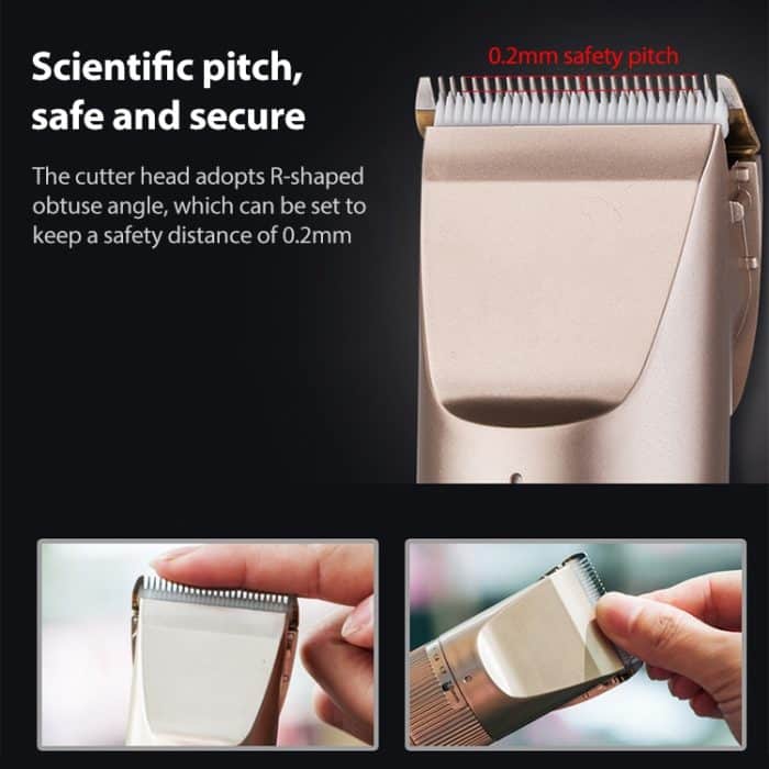JIANDA X1 Haarschneider Elektrischer Haarschneider Wiederaufladbare elektrische Fader für erwachsene Kinder Plug & Play-Rasierer – Bild 6