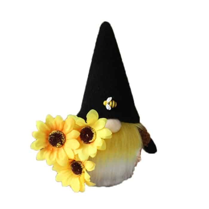 TBD0426388301.jpg Sonnenblumen gesichtslose Puppenornamente, Black, Yellow, Green – Bild 1