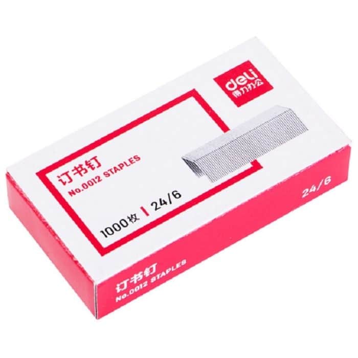 20 PCS Deli 0012 Universal Nr. 12 Hefter 24/6 Heftklammern Hefter Normale Heftklammern – Bild 6