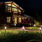 2 Stück Solar-Streifen-Rasenlicht, LED, wasserdicht, für den Außenbereich, Garten, Park, Landschaftslicht – Bild 3
