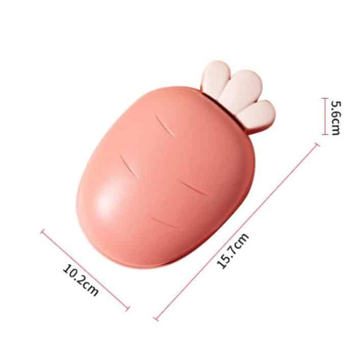 Kunststoff-Seifenbox mit Deckel, entleerbare, tragbare Reise-Seifenbox, zufällige Farbe – Bild 5