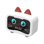 Kreativer intelligenter drahtloser Mini-Bluetooth-Lautsprecher, tragbarer Computer-Subwoofer-Lautsprecher mit Wecker, Cool Cool Dragon-Black, Cool Dragon-White, Cute Cat-White, Cute Cat-Pink