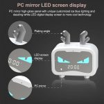 Kreativer intelligenter drahtloser Mini-Bluetooth-Lautsprecher, tragbarer Computer-Subwoofer-Lautsprecher mit Wecker, Cool Cool Dragon-Black, Cool Dragon-White, Cute Cat-White, Cute Cat-Pink – Bild 6