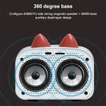 Kreativer intelligenter drahtloser Mini-Bluetooth-Lautsprecher, tragbarer Computer-Subwoofer-Lautsprecher mit Wecker, Cool Cool Dragon-Black, Cool Dragon-White, Cute Cat-White, Cute Cat-Pink – Bild 7