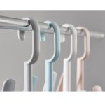 4 PCS Multifunktionale winddichte Outdoor-Kleiderständer Balkon Schuhregal Zufällige Farbe – Bild 5