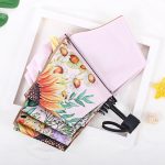 Sonnenblumen-Vinyl-Sonnenschutz, doppelschichtiger Sonnenschutz, UV-Regenschirm, faltbarer Regen- und Sonnenschirm mit doppeltem Verwendungszweck – Bild 3