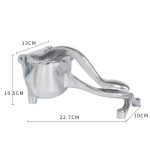 Abnehmbarer manueller Entsafter aus Aluminium für Zitronen, Wassermelonen und Orangen, Silver, Gold, Titanium Black, Rose Red, Black – Bild 2
