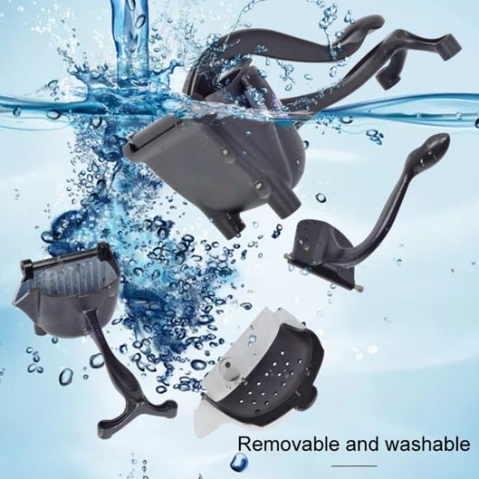 Abnehmbarer manueller Entsafter aus Aluminium für Zitronen, Wassermelonen und Orangen, Silver, Gold, Titanium Black, Rose Red, Black – Bild 4